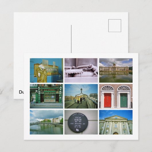 ダブリン ポストカード (正面/裏面)