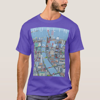 ダブリン レトロ Tシャツ
