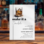 ダブルお祝いウイスキー合同バースデーパーティー 招待状