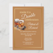 ダブルお祝いウイスキー 招待状 (正面)