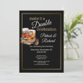 ダブルお祝いブラックウイスキー 招待状 (スタンド正面)