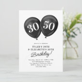 ダブルお祝い共同誕生日パーティー 招待状 (スタンド正面)