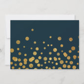 ダブルお祝い卒業パーティーの写真 招待状 (裏面)