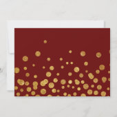 ダブルお祝い卒業パーティーの写真 招待状 (裏面)