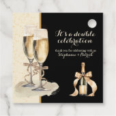 ダブルお祝い金ゴールドシャンパンパーティー フェイバータグ (裏面)