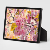 ダブルさくらんぼの花「ユグレ」 フォトプラーク (側面)