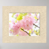 ダブルさくらんぼの花:弁手鞠 ポスター (正面)