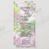 ダブルさくらんぼフラムス結婚式 プログラム (正面/裏面)