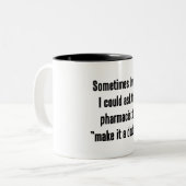 ダブルにする ツートーンマグカップ (正面左)