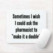 ダブルにする マウスパッド (マウス)