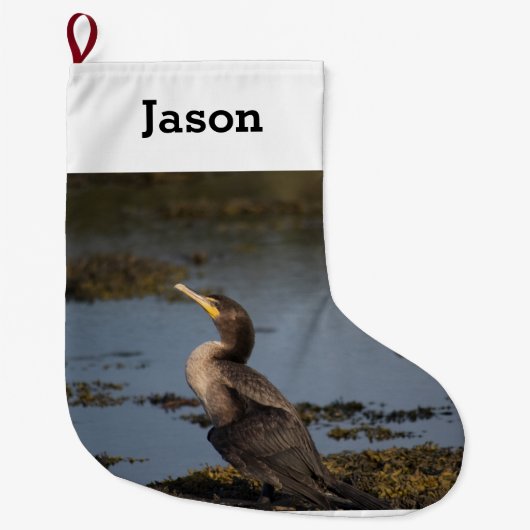 ダブルの鵜 ラージクリスマスストッキング (正面)