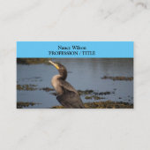 ダブルの鵜 名刺 (正面)