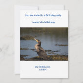 ダブルの鵜 招待状 (正面)