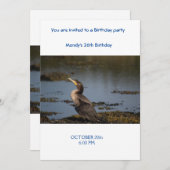 ダブルの鵜 招待状 (正面/裏面)