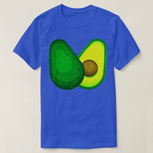 ダブルアボカド Tシャツ (デザイン正面)
