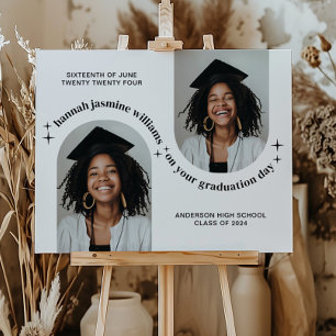 ダブルアーチフォトガール卒業ポスター ポスター