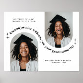 ダブルアーチフォトガール卒業ポスター ポスター (正面)