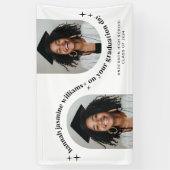 ダブルアーチフォトガール卒業ポスター 横断幕 (縦)