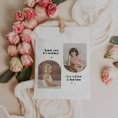 ダブルアーチフォトジョイント誕生日紙 フェイバーバッグ