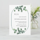 ダブルアーチユーカリグリネリーモノグラム 招待状 (スタンド正面)