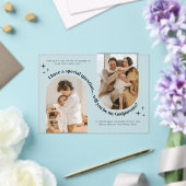 ダブルアーチ写真 godparents への提案 アクリル招待状 (インサイチュ (ウェディング))