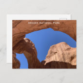 ダブルアーチ – アーチズナショナルパーク ポストカード (正面/裏面)