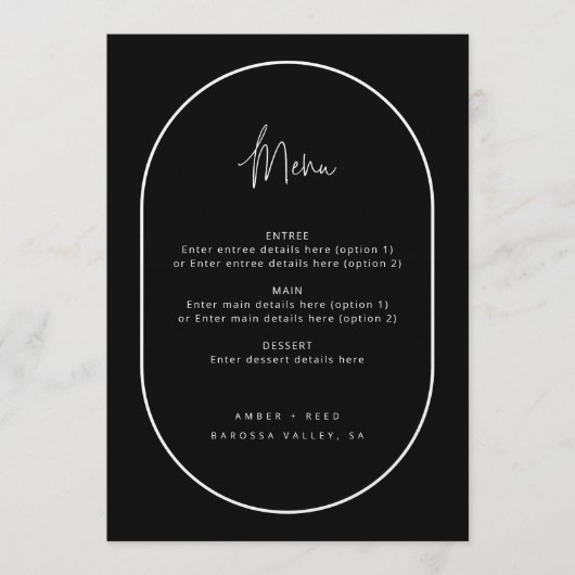 ダブルアーミニマルチスクリプトブ結婚ラックのメニュー メニュー (正面)