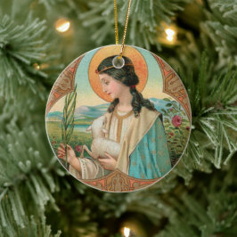 ダブルイメージセントアグネス・オブ・ローマ(BK 006) セラミックオーナメント