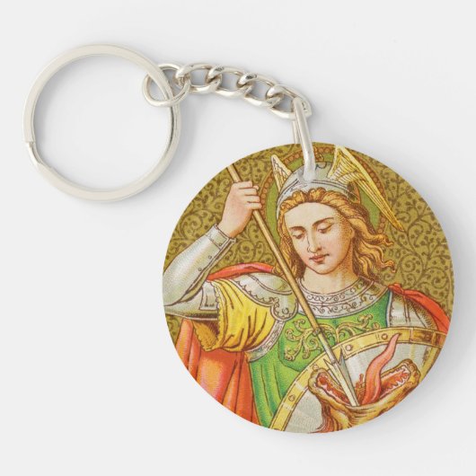 ダブルイメージセントジョージ(SNV 13) キーホルダー (正面)