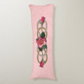 ダブルインフィニティシルバー金ゴールドバラ+あなたの背後。 ボディピロー (正面縦)