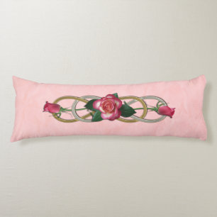 ダブルインフィニティシルバー金ゴールドバラ+あなたの背後。 ボディピロー
