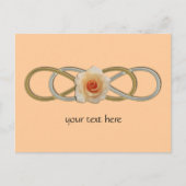 ダブルインフィニティシルバー金ゴールドバラ ポストカード (正面)