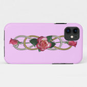 ダブルインフィニティシルバー金ゴールドバラ Case-Mate iPhoneケース (裏面(横))