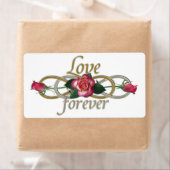 ダブルインフィニティ – バラが永遠に愛 ラベル (インサイチュ)