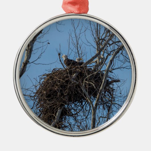 ダブルイーグル問題 メタルオーナメント (正面)