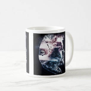 ダブルエクスポージャークラシックマンMug、11oz コーヒーマグカップ