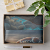 ダブルエクスポージャー海の亀のデカップージ | 海 薄葉紙 (ギフト)