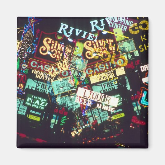 ダブルエクスポージャー、カジノシンボルや象徴、ラスベガス、 マグネット (正面)