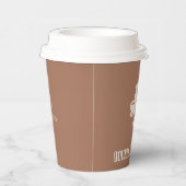 ダブルエスプレッソ優雅さと暖かさのブレンド 紙コップ (右)