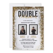 ダブルエレガントお祝い卒業パーティーの写真