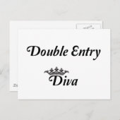 ダブルエントリディバ ポストカード (正面/裏面)