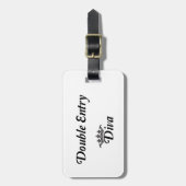 ダブルエントリディバ ラゲッジタグ (正面縦)