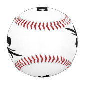 ダブルカスタムドラゴンヘッドロゴ付き野球ギフト 野球ボール (正面)