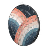 ダブルカラフルレトロスタイルレインボー ダーツボード (正面右)