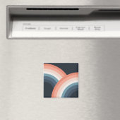 ダブルカラフルレトロスタイルレインボー マグネット (インサイチュ (食洗機))