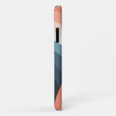 ダブルカラフルレトロスタイルレインボー Case-Mate iPhoneケース (裏面/右)