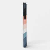 ダブルカラフルレトロスタイルレインボー Case-Mate iPhoneケース (裏面/左)