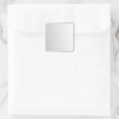 ダブルグレーグラデーショ空白のンテンプレートDIY文字&アート スクエアシール (バッグ)