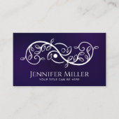 ダブルゴールデンスパイラルと陰陽 名刺 (正面)