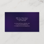 ダブルゴールデンスパイラルと陰陽 名刺 (裏面)